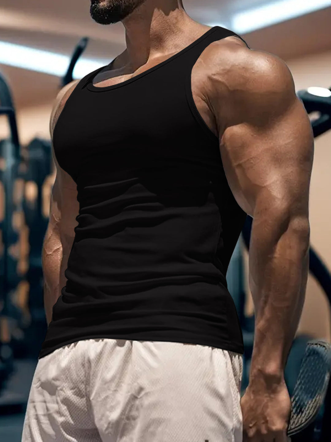 Herren Sport Tanktop mit ergonomischem Schnitt und atmungsaktiver Stofftechnologie Aliams