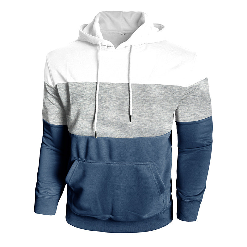 Herren Kapuzenpullover mit modischem Farbblockdesign Aliams