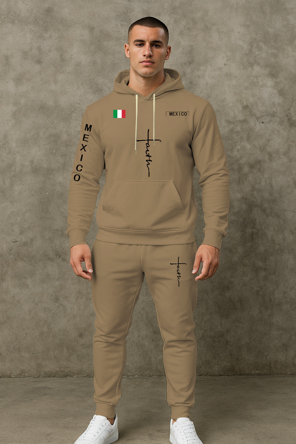 Herren Sport Hoodie und Jogginghose Set Aliams