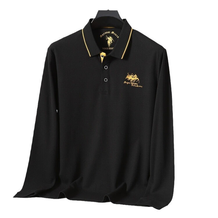 Herren Sportliches Poloshirt mit strukturiertem Kragen und atmungsaktiven Eigenschaften Aliams