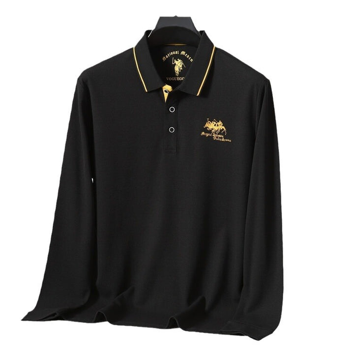 Herren Sportliches Poloshirt mit strukturiertem Kragen und atmungsaktiven Eigenschaften Aliams