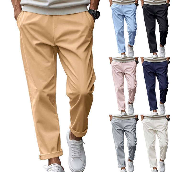 Herren Bequeme Stoffhose Aliams