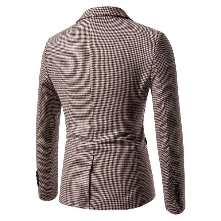 Herren eleganter Blazer im Karomuster Aliams