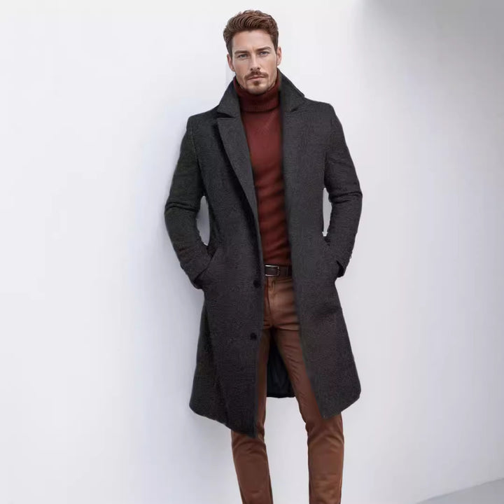 Herren eleganter und warmer Übermantel Aliams