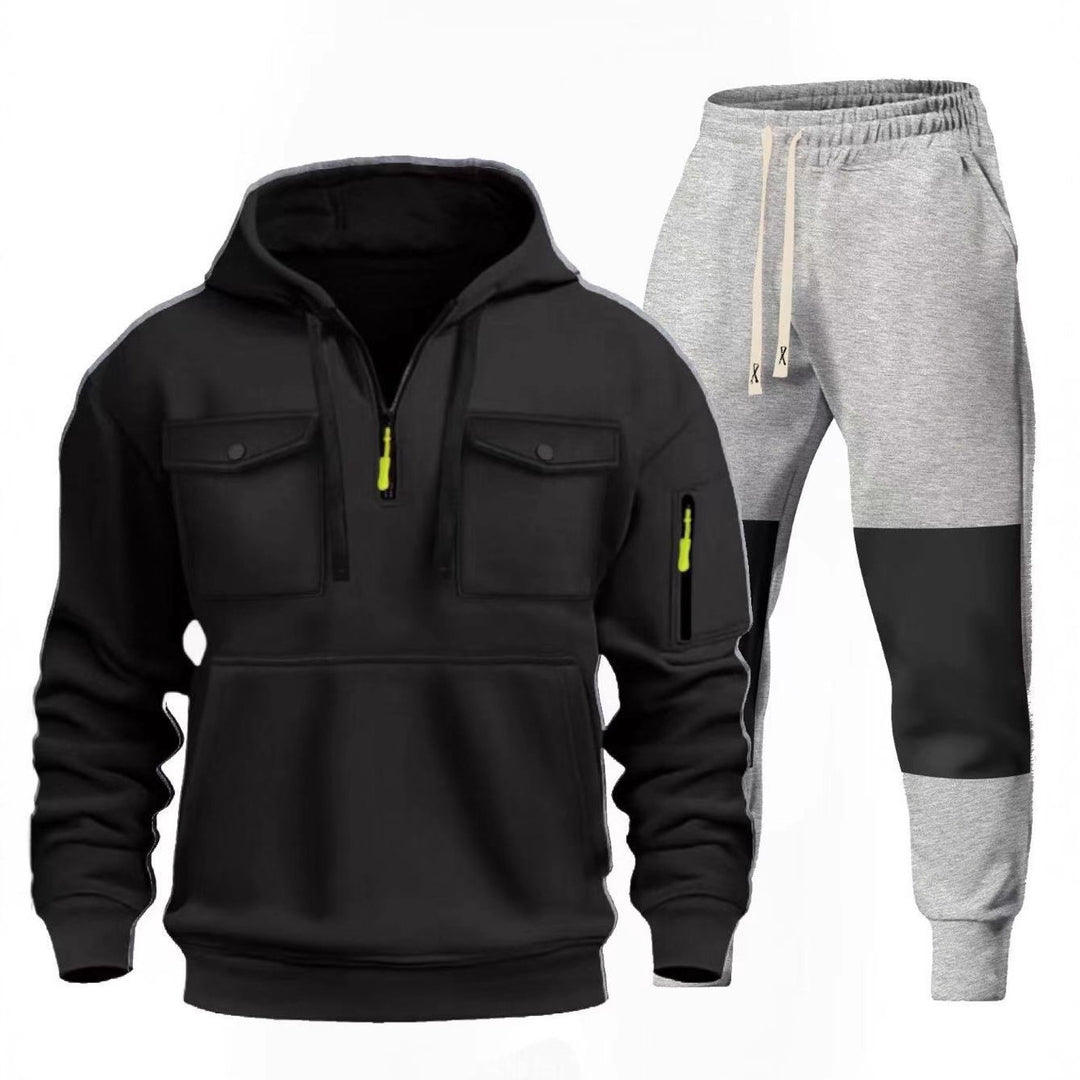 Herren funktionaler Sweatshirt- und Jogginghosen-Set Aliams