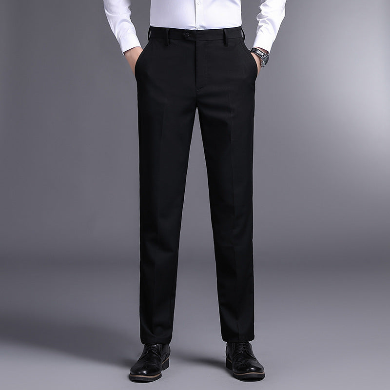 Herren elegante Anzughose mit schmalem Schnitt und funktionalen Taschen Aliams