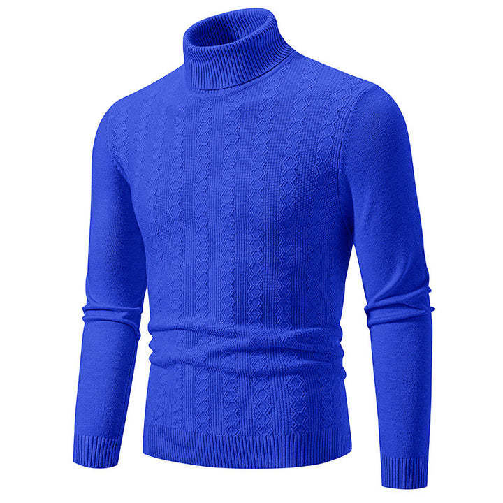 Herren Komfortabler Rollkragenpullover mit strukturiertem Design und hochwertiger Baumwolle Aliams