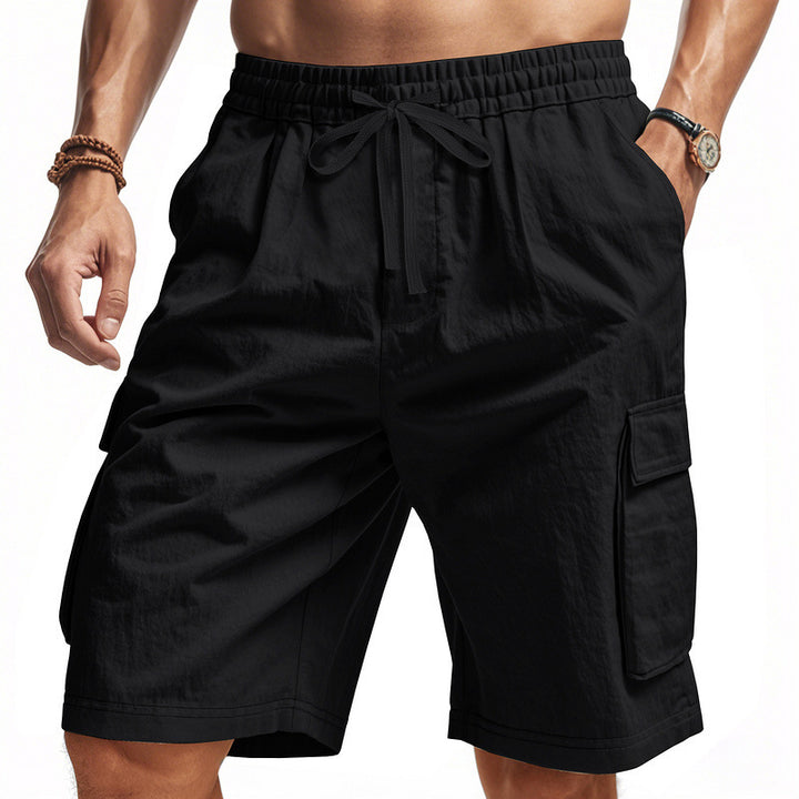 Herren Cargo-Shorts mit elastischem Bund und praktischen Seitentaschen Aliams 1754382299