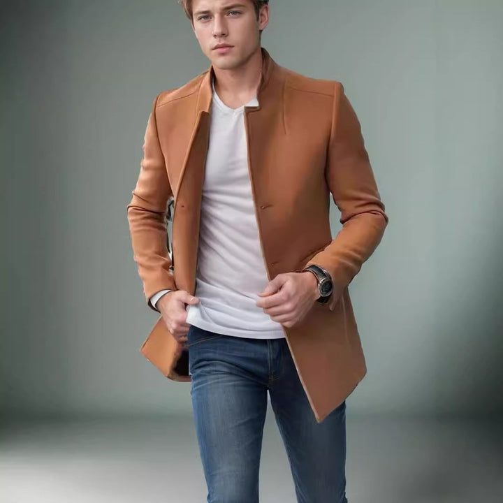 Herren eleganter Freizeitblazer mit modernem Schnitt und innovativen Details Aliams