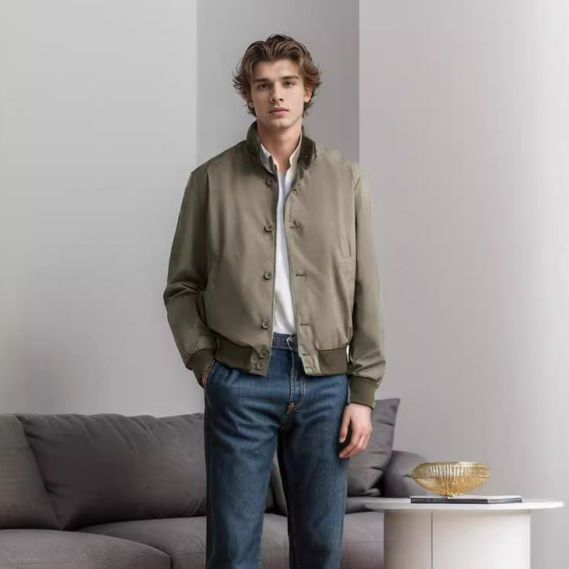 Herren sportliche Übergangsjacke mit Reißverschluss Aliams