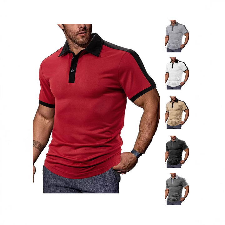 Herren Sportliches Polo-Shirt mit atmungsaktiver Struktur Aliams