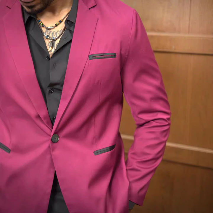 Herren eleganter Blazer mit modernem Schnitt und stilvollen Details Aliams