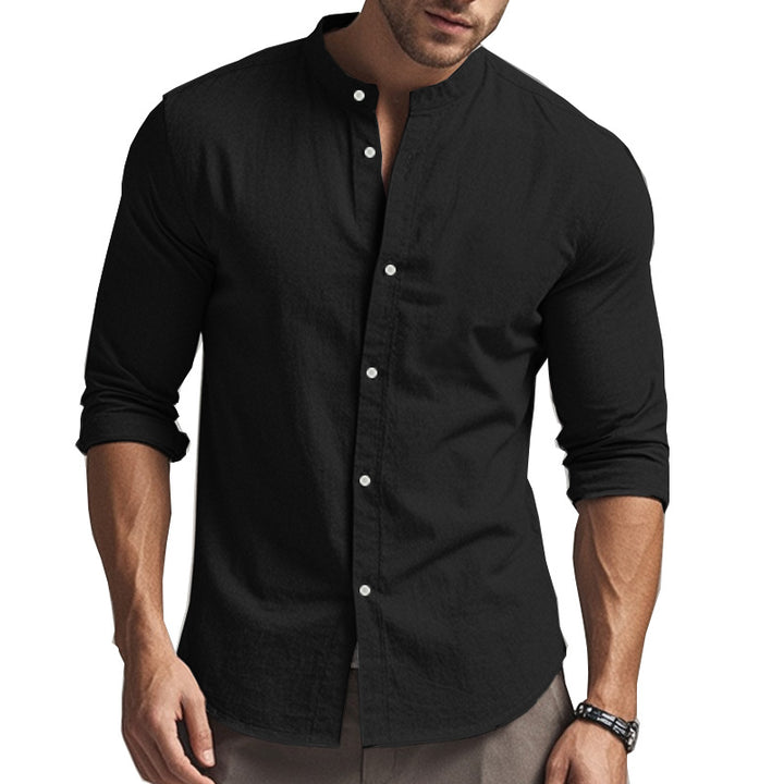 Herren Slim Fit Hemd Aliams