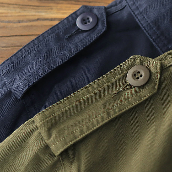 Herren Utility-Jacke mit funktionalen Taschen und klassischem Design Aliams