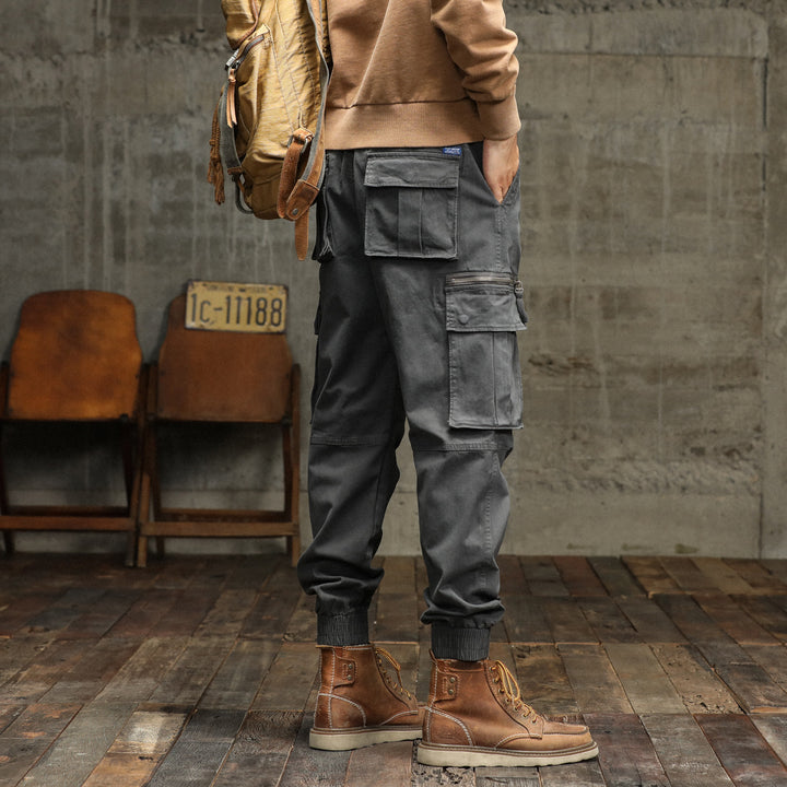 Herren Cargo-Hose mit multifunktionalen Taschen und robustem Baumwollmaterial Aliams