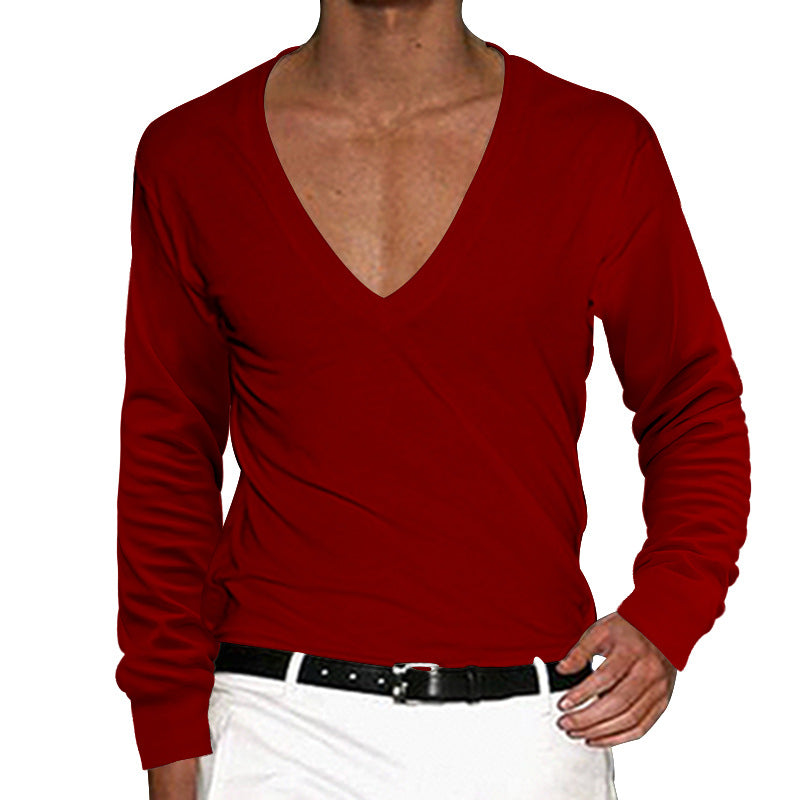 Herren V-Ausschnitt Pullover Aliams