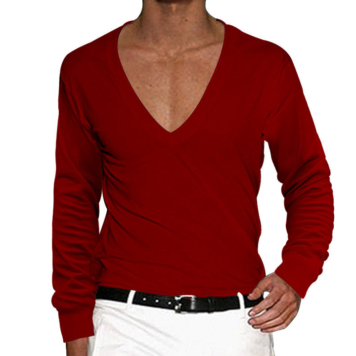 Herren V-Ausschnitt Pullover Aliams