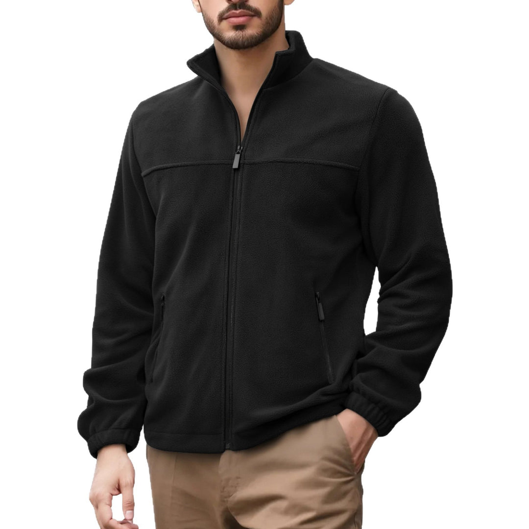 Herren Fleecejacke mit hohem Kragen Aliams