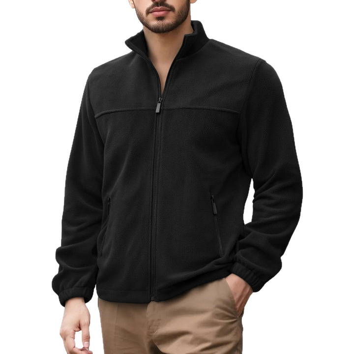 Herren Fleecejacke mit hohem Kragen Aliams