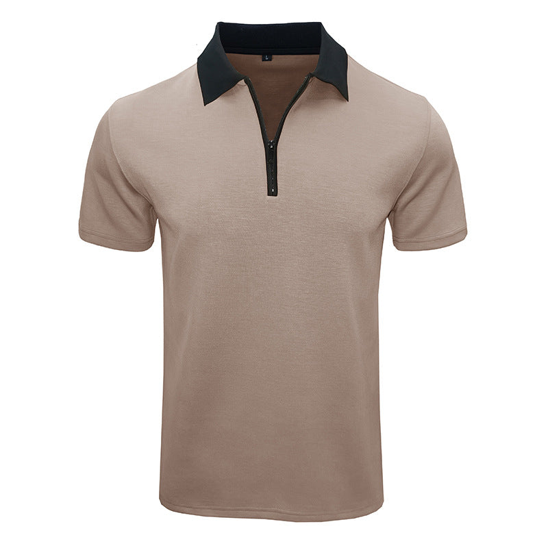 Herren Sportliches Kurzarm Poloshirt mit strukturiertem Kragen Aliams