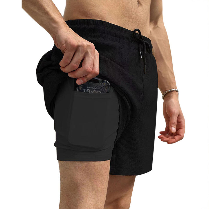Herren Sportliche Shorts mit praktischen Handytaschen Aliams