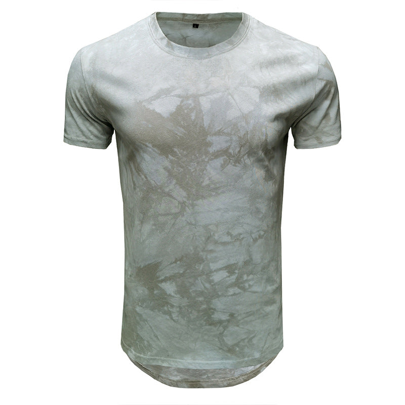 Herren T-Shirt mit trendiger Batik-Optik Aliams