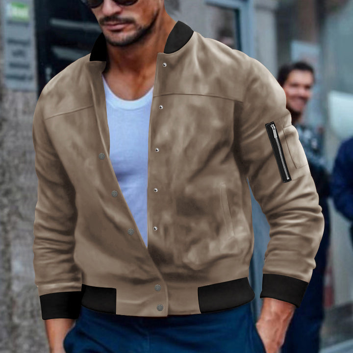 Herren Bomberjacke mit praktischen Reißverschlusstaschen Aliams