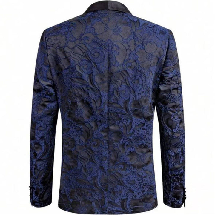 Herren Festlicher Jacquard-Smoking-Blazer Aliams