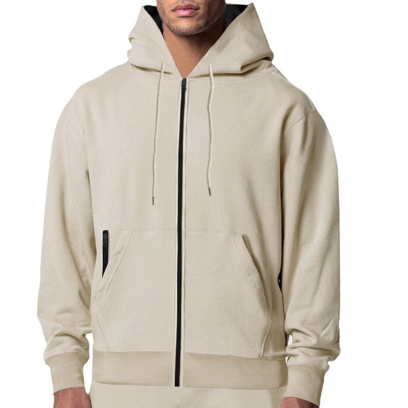 Herren Kapuzenjacke mit praktischen Taschen und modernem Reißverschluss Aliams