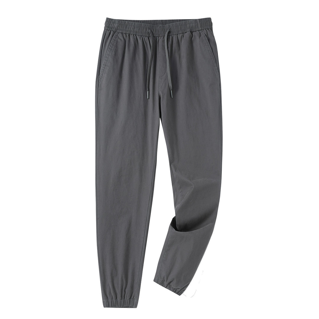 Herren bequeme Jogginghose mit elastischem Bund und seitlichen Taschen Aliams