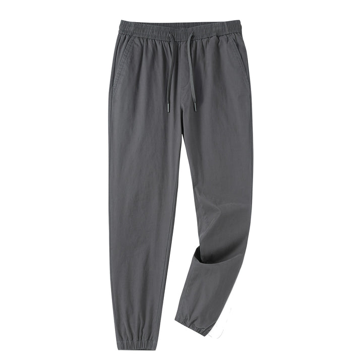 Herren bequeme Jogginghose mit elastischem Bund und seitlichen Taschen Aliams