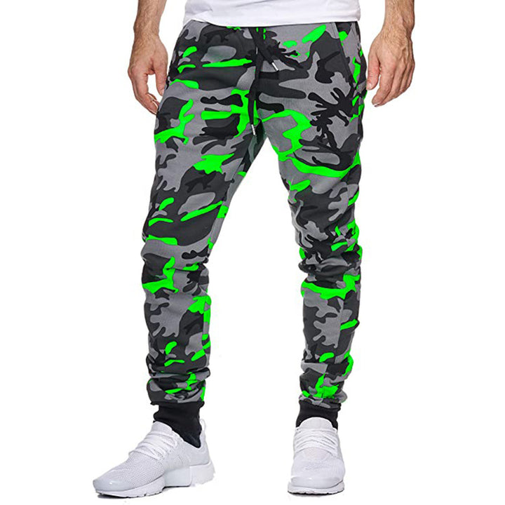 Herren Camouflage Jogginghose mit elastischem Bund und modernem Design Aliams