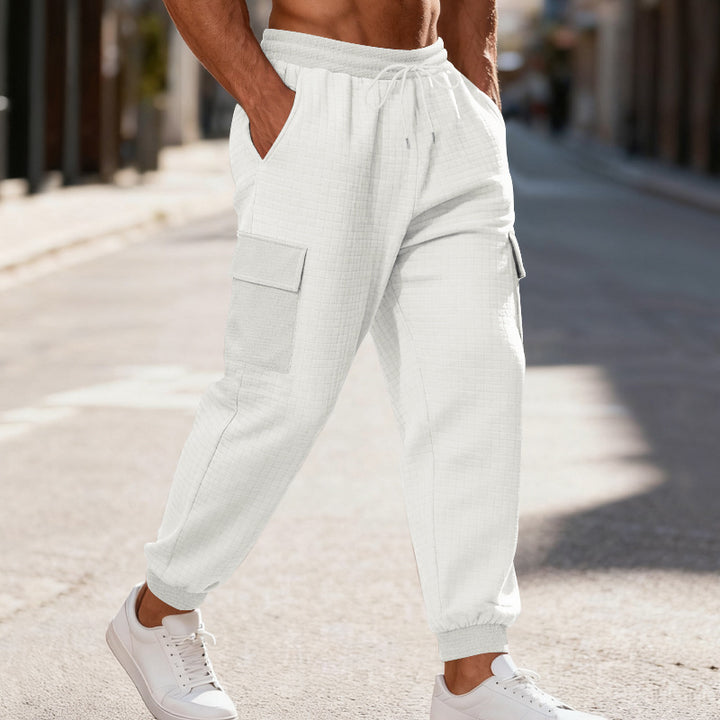 Herren Cargo-Hose mit elastischem Bund und praktischen Seitentaschen Aliams