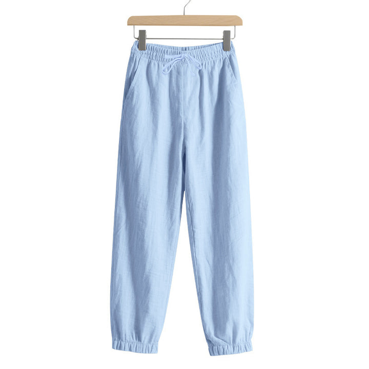 Herren Freizeit Jogginghose mit elastischem Bund und seitlichen Taschen Aliams