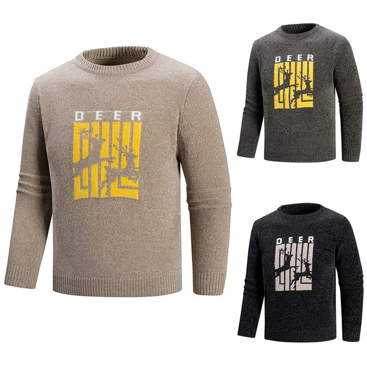 Herren Pullover mit einzigartigem Tiermotiv und hohem Tragekomfort Aliams