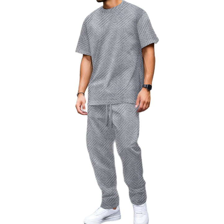 Herren Sportliches Set mit modernem geometrischem Design Aliams