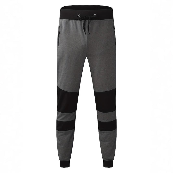 Herren stylische Freizeit-Jogginghose mit atmungsaktiven Einsätzen und praktischem Kordelzug Aliams
