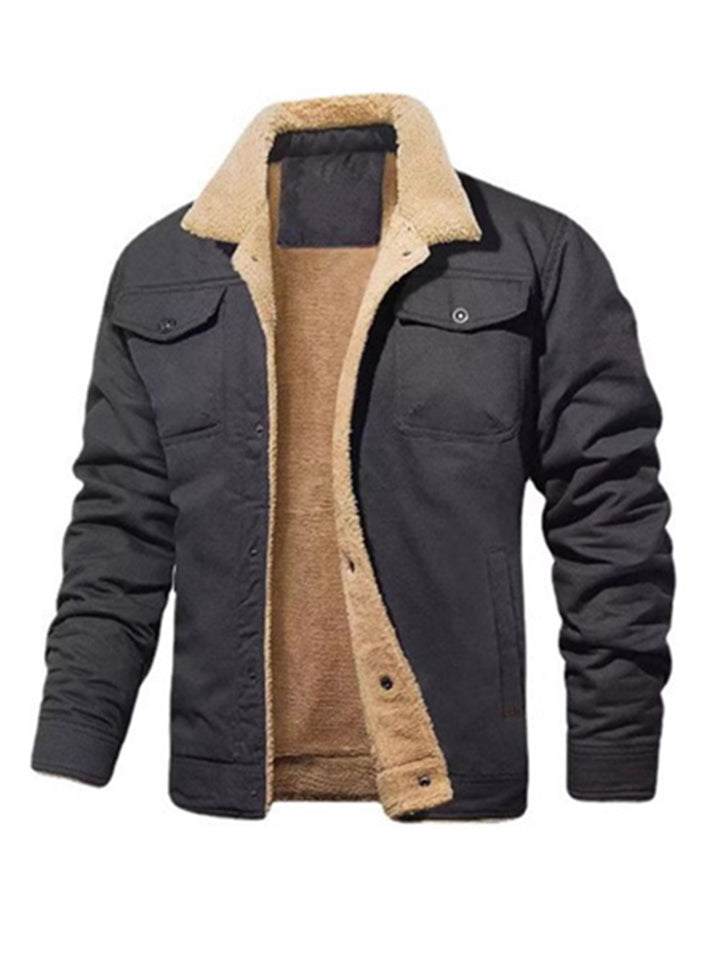 Herren winterfeste Jacke mit warmem Innenfutter Aliams