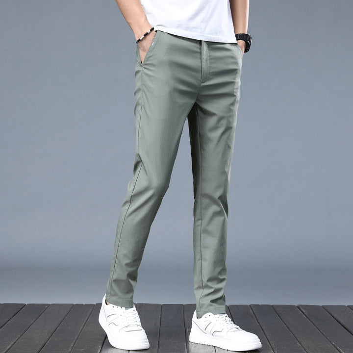 Herren bequeme Chino-Hosen mit leichtem Stretch-Material Aliams