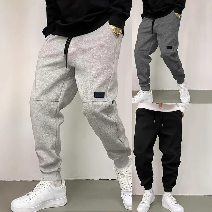 Herren bequeme Jogginghose mit funktionalen Taschen Aliams