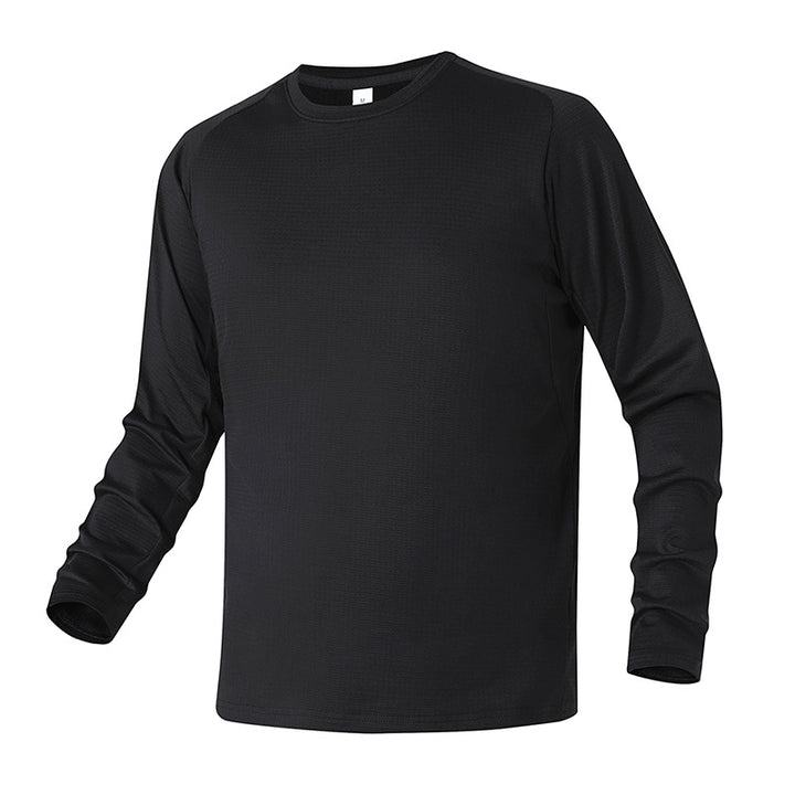 Herren Funktionslangarmshirt mit atmungsaktiven Materialien und innovativem Design Aliams