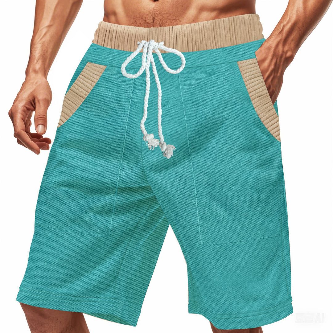 Herren Freizeit-Shorts mit elastischem Bund und praktischen Seitentaschen Aliams