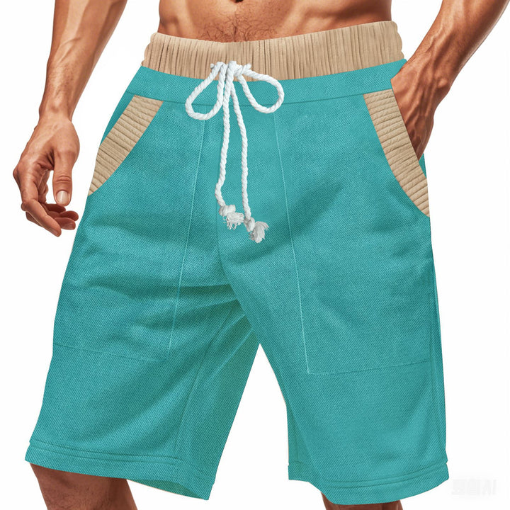 Herren Freizeit-Shorts mit elastischem Bund und praktischen Seitentaschen Aliams