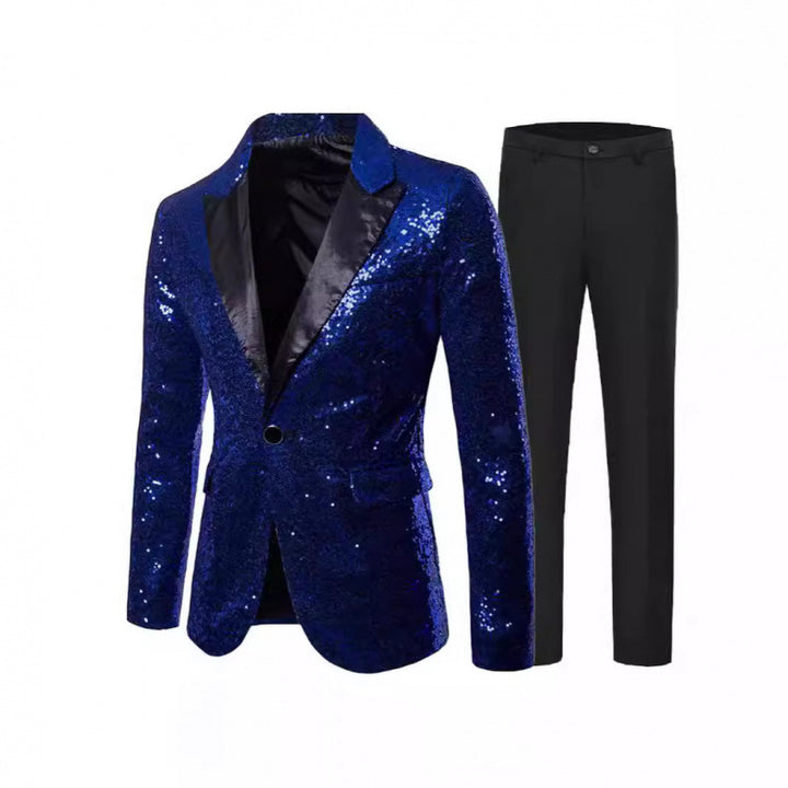 Herren Glitzer-Smokinganzug Aliams