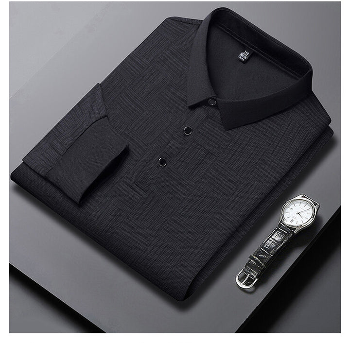 Herren elegantes und atmungsaktives Hemd mit strukturiertem Design Aliams