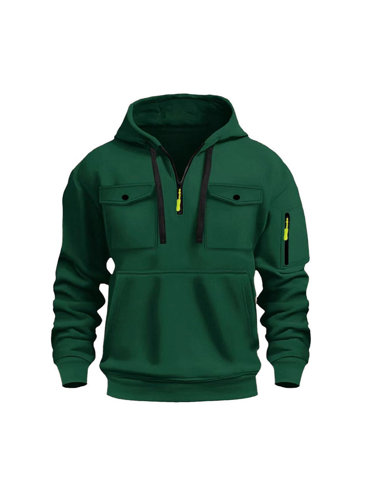 Herren Funktionspullover mit praktischen Taschen Aliams