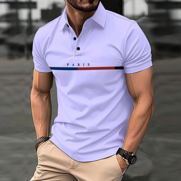 Herren Freizeit Polo Shirt Aliams