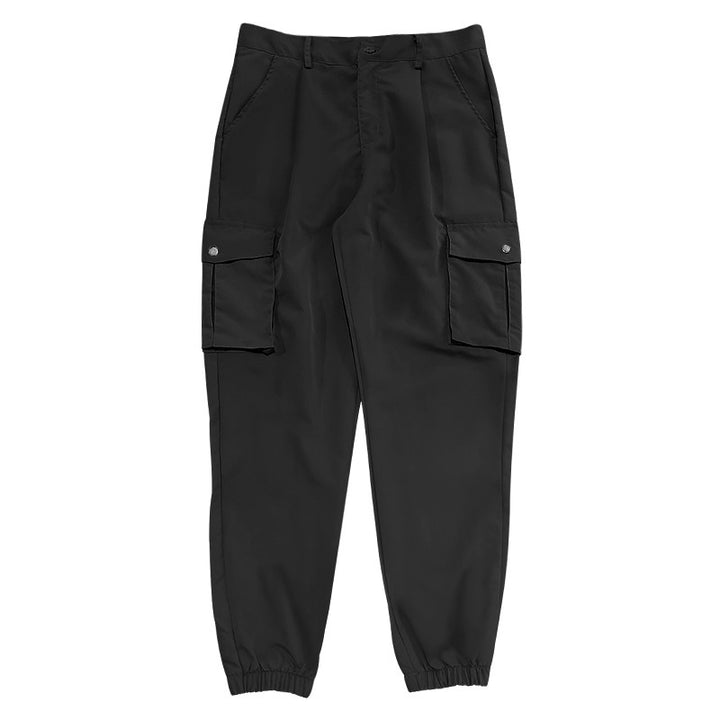Herren Cargo-Hose mit elastischem Bund und praktischen Utility-Taschen Aliams