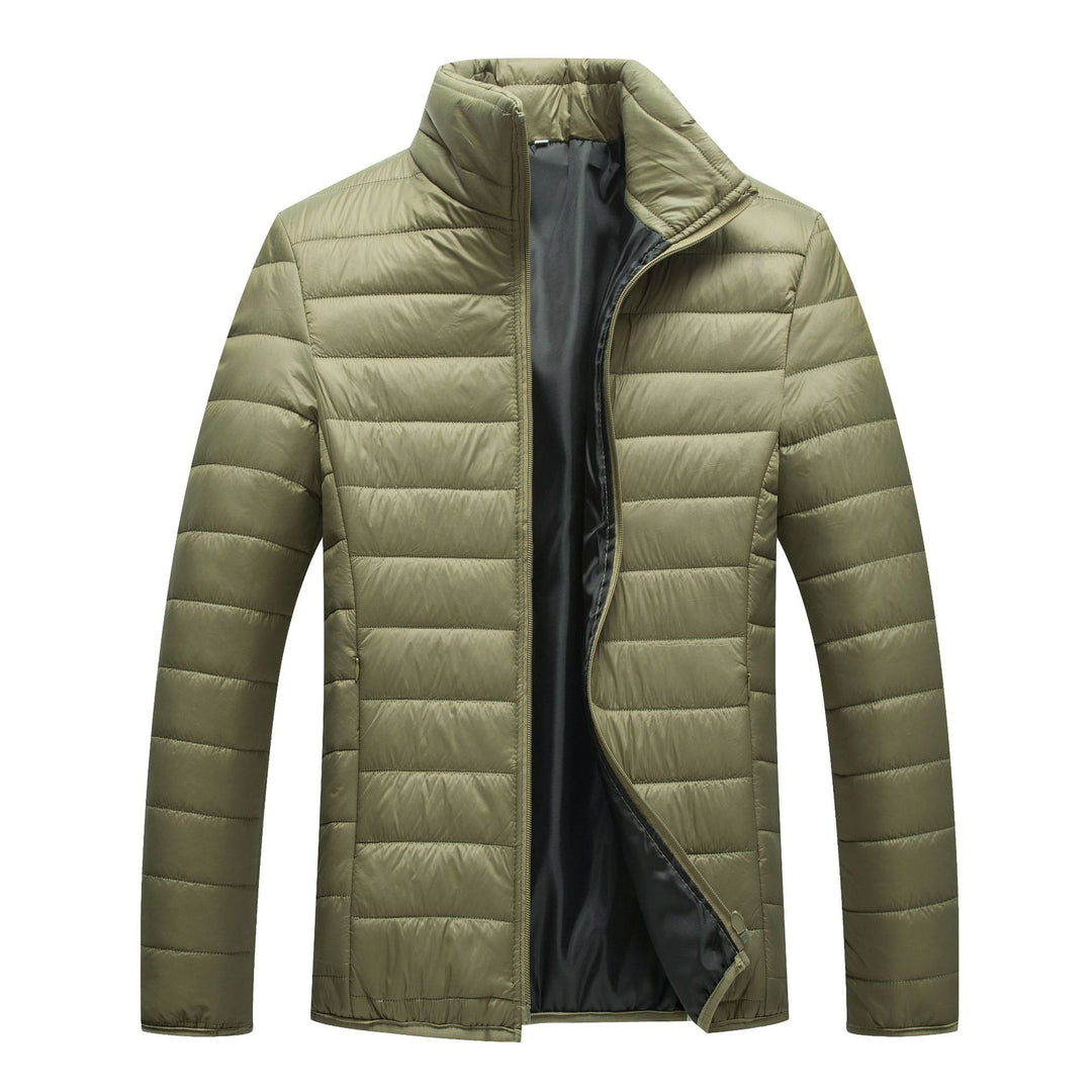 Herren Steppjacke mit hochgeschlossenem Kragen und wärmender Füllung Aliams