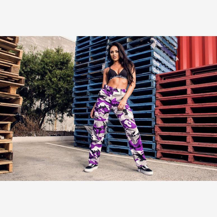 Herren Camouflage Cargo-Hose mit vielseitigen Taschen Aliams